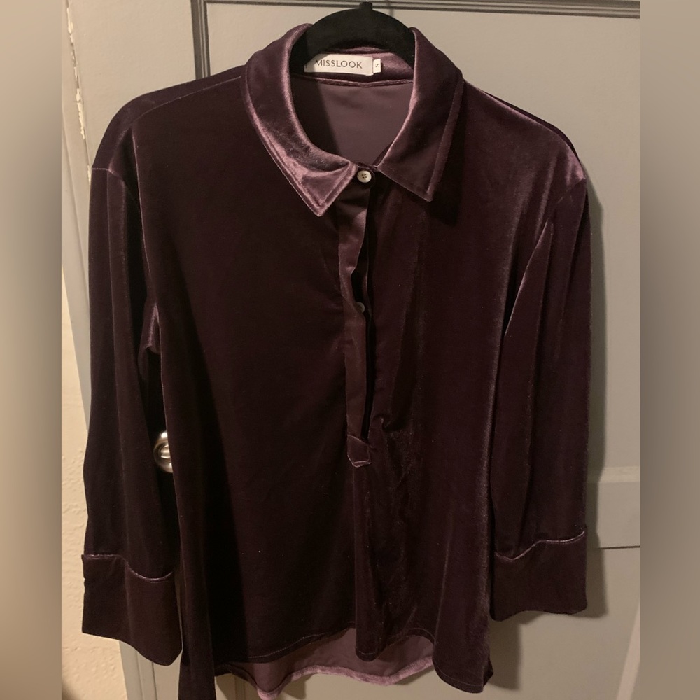 Velour top